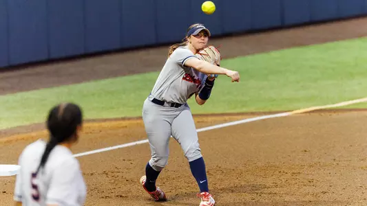 The Liberty University softball team takes on Jacksonville State University at Kamphuis Field on March 06, 2026. (Photo by: Matt Reynolds)