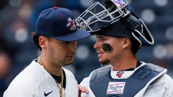 Baseball - Jake Potts and Tucker Moore Mound Visit 2-21-26