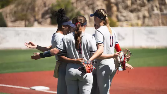 Softball Celebration Huddle at UTEP 2026