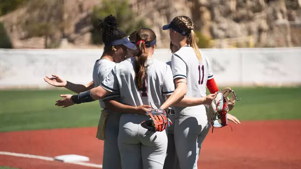 Softball Celebration Huddle at UTEP 2026