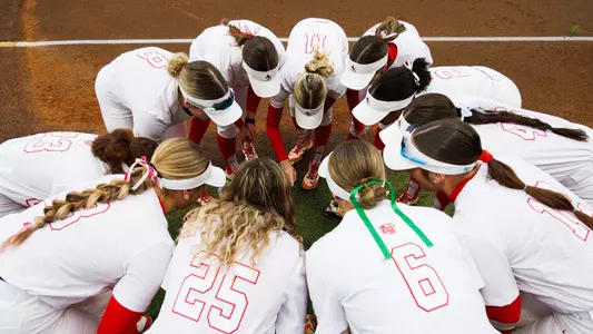 Softball Pregame Huddle vs. Michigan 2026