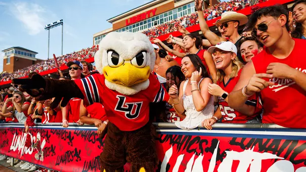 Football - Sparky at Football Game vs. James Madison (2025)