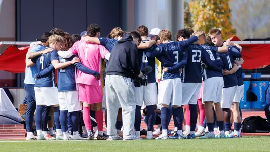 Men's Soccer - Team Huddle