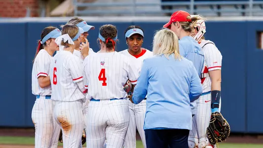 Liberty Flames Softball faces the Western Kentucky Hilltoppers at Kamphuis Field in Liberty Softball Stadium on April 10, 2026. (Photo by Grace Greer)