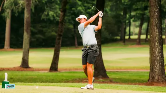 Men's Golfer Ike Joy at Day 2 of 2026 CUSA Men's Golf Championship (04-28-26)
