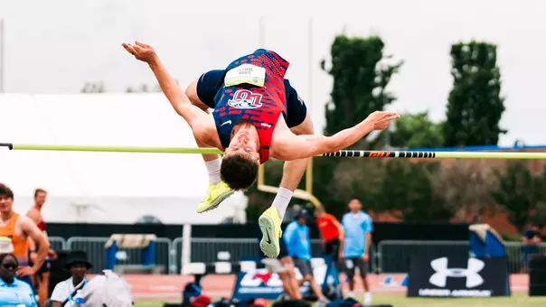 Gabriel Willis High Jump at 2025 CUSA Outdoor