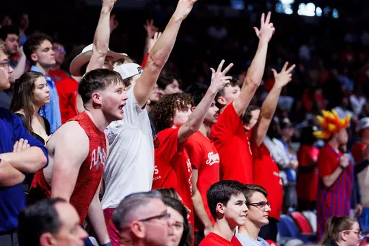 Liberty Men’s Basketball takes on the Sam Houston State Bearkats in Liberty Arena on March 7th, 2026. (Photo by Grace Greer)