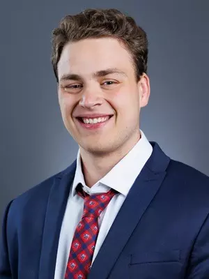 Kyle Peterheim is photographed on Studio Headshot Day on April 28, 2026. (Photo by: Jessie Jordan)