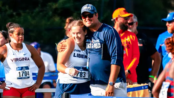Bethany Tate Hug at 2026 NCAA East First Rounds