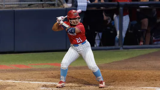 The Liberty University softball team takes on Virginia Tech University at Kamphuis Field on April 15, 2026 (Photo by Travis Clayton)