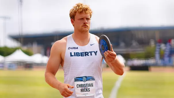 Christian Hicks with Discus