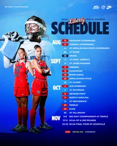 Field Hockey 2026 Schedule Release Graphic June 12, 2026