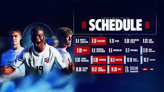 Men's Soccer - 2026 Schedule Graphic