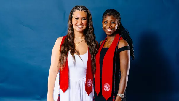 Caroline Shiery and Lydie Mwamba Graduation