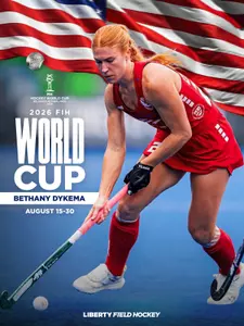 Field Hockey Bethany Dykema 2026 FIH Women's World Cup Announcement Graphic July 14, 2026