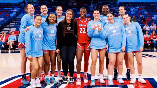 WBB Team on 2026 Senior Night