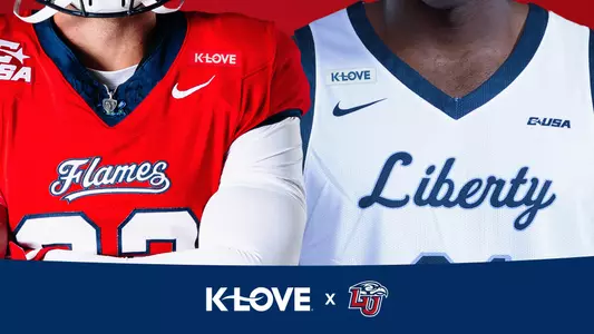 Athletics - Graphic for Jersey Patch Sponsorship Announcement with K-LOVE