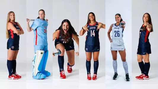Field Hockey NFHCA Watchlist Members (left to right - Dara Semmartin, Diane Saint Martin, Josefina Tomasi, Julieta Tornati, Paris-Gail Isaacs, Clarisa Iudicello) Aug. 27, 2026