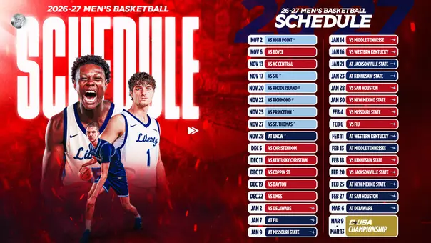 Men's Basketball 2026-27 Full Schedule Release Graphic Aug. 28, 2026