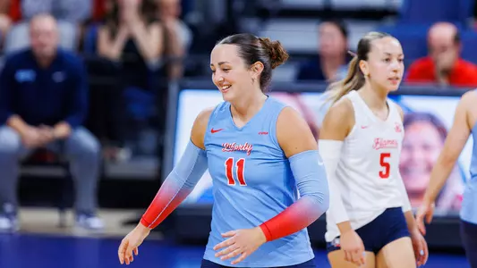 Volleyball Alison Bierwagen Celebration Versus North Alabama 2026