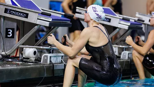 Swim & Dive competes in the TYR ’85 Invite Finals on November 21, 2025. (Photo by: Ryan Anderson)