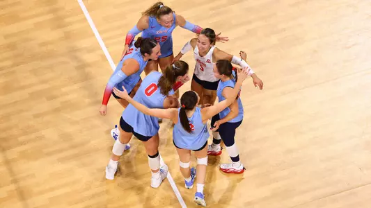 Volleyball Celebration Huddle Versus Middle Tennessee 2026