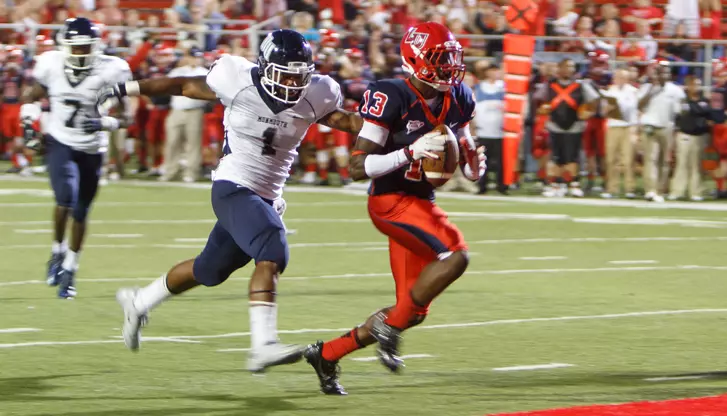 Liberty University played Monmouth September 7th, 2013. Photo by David Duncan