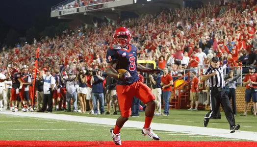 Liberty University played Monmouth September 7th, 2013. Photo by David Duncan