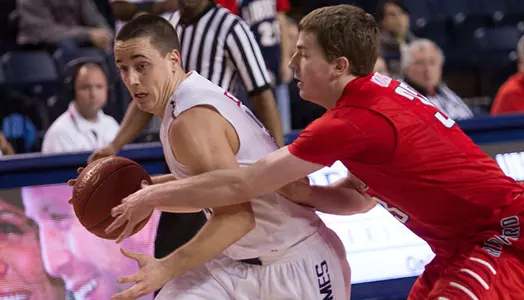 Men's Basketball vs. Radford on February 5, 2013. (Photo by Cali Lowdermilk)