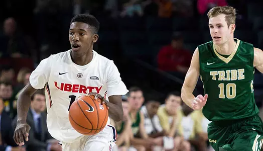 Liberty Men's Basketball takes on William and Mary, November 17th 2015.