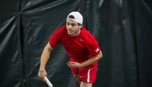 Men's Tennis vs. Morgan State on February 22, 2013. (Photo by Cali Lowdermlk)