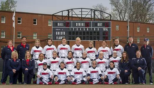 Softball Team photo is taken on April 18, 2014. (Photo by Kevin Manguiob)
