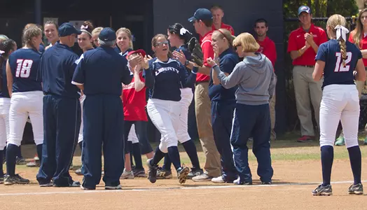Softball vs. Coastal Carolina on April 27, 2013. (Photo by Cali Lowdermilk)