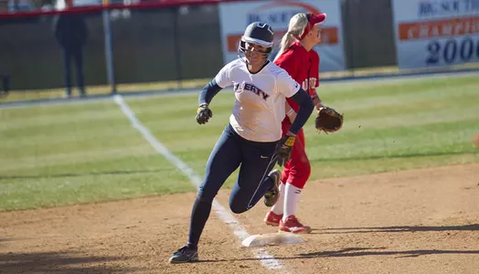 Softball vs. Radford University on April 4, 2013. (Photo by Cali Lowdermilk)