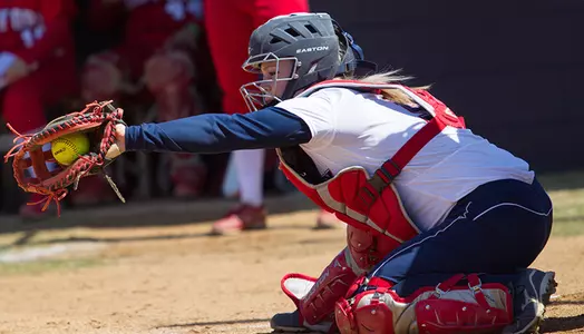 Softball vs. Radford University on April 4, 2013. (Photo by Cali Lowdermilk)