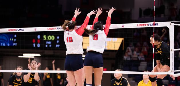 Liberty Drops Hard-Fought 4-Set Match to Kennesaw State Image