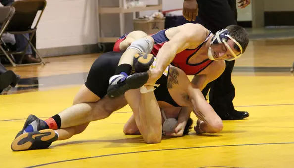 Top-20 Grapplers Halt Flames in NCAAs
