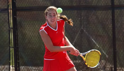 Liberty Tennis Team defeats UNCA. March 27, 2010. (Photo by Les Schofer)