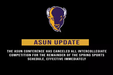 ASUN Update graphic after COVID canceles the spring