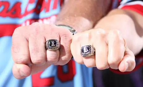 1979 Baseball Team Receives National Championship Rings Image