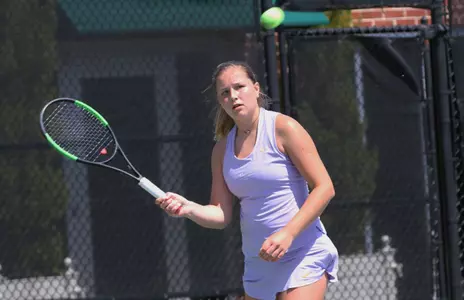 Women's tennis clinches No. 3 seed with 6-1 win over NJIT Image