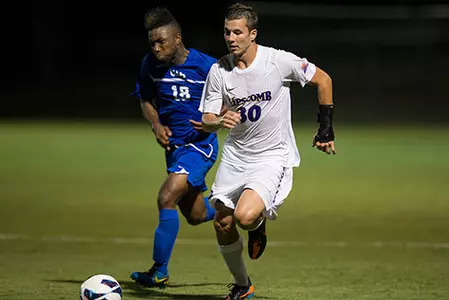 Shanklin goal leads men’s soccer to tie on Senior Night Image