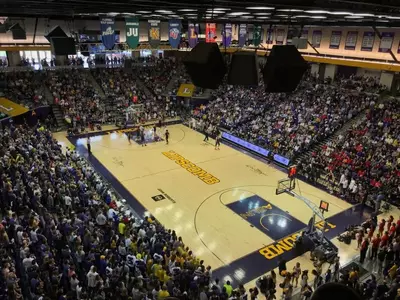 Allen Arena from the rafters