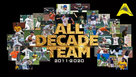 asun baseball all-decade graphic