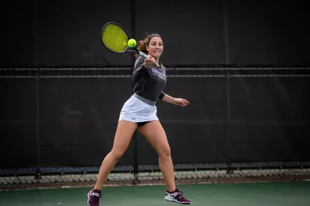 Anja hitting