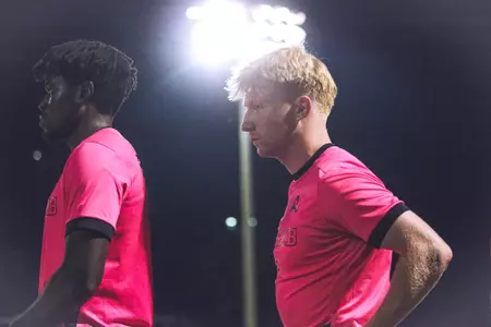 Louis Robinson under the lights