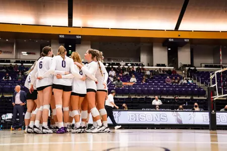 Volleyball Team Huddle