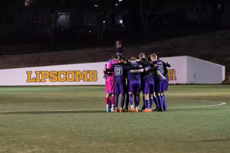 Men's Soccer Huddle