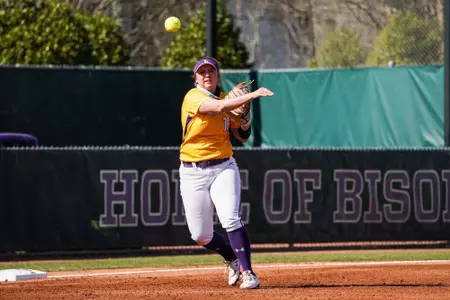 Olivia Ward throwing