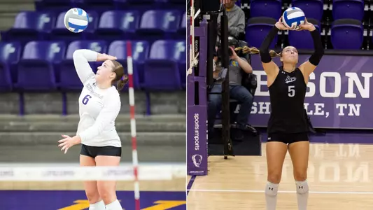 Kenzie Kucks (left) and Sophia Hudepohl (right)